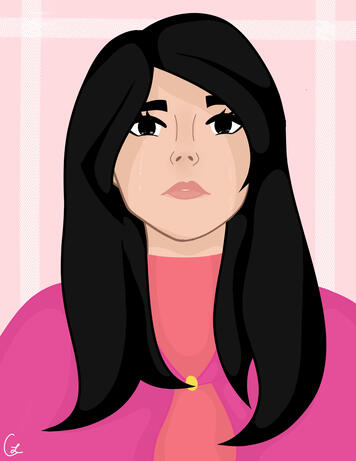 Half Body - Smooth lineart - Full eyebrows - Full lips